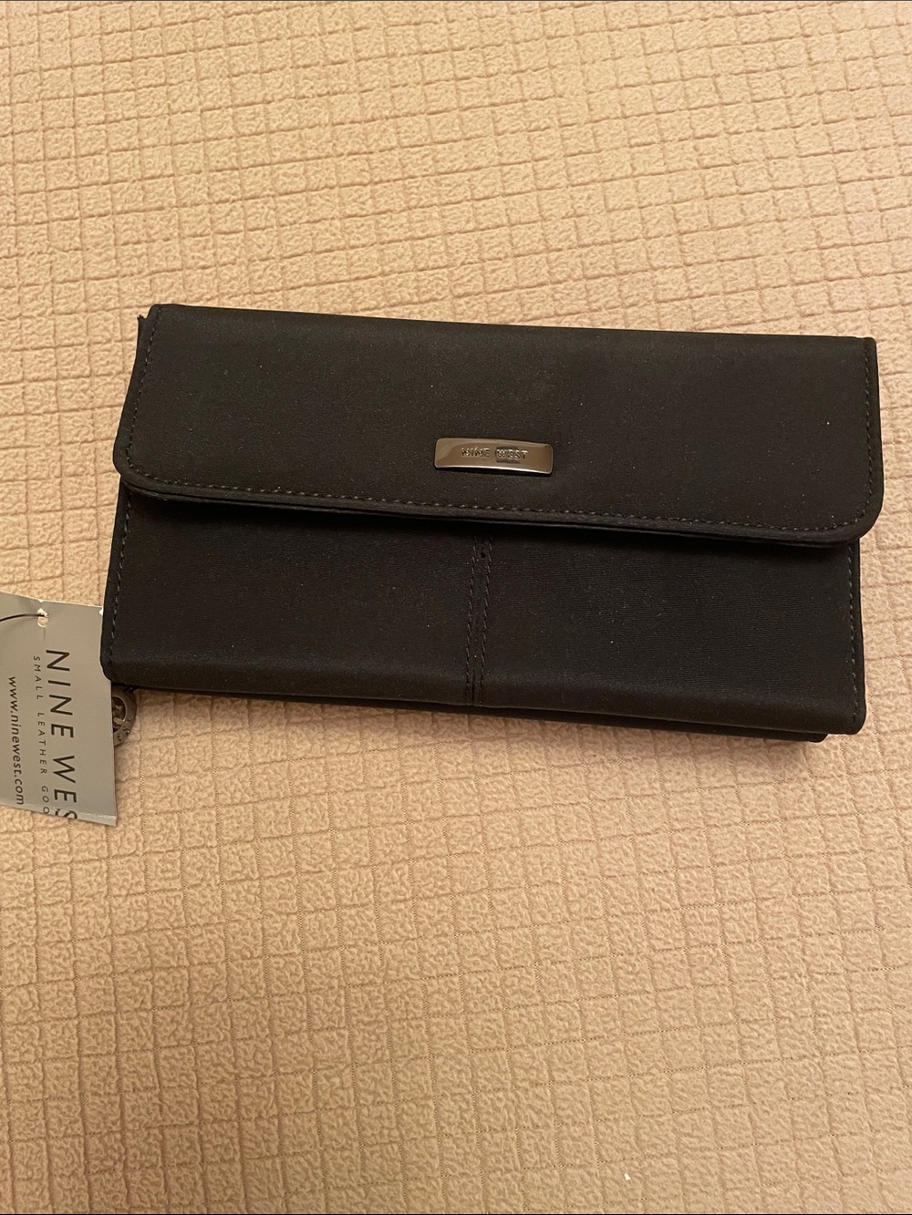 Nine West Ladies Black Clutch New!